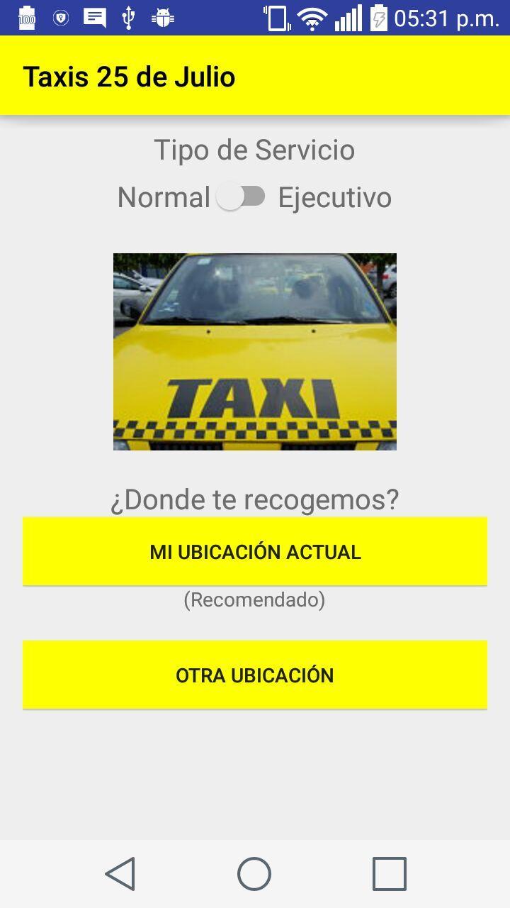 Taxis 25 de Julio