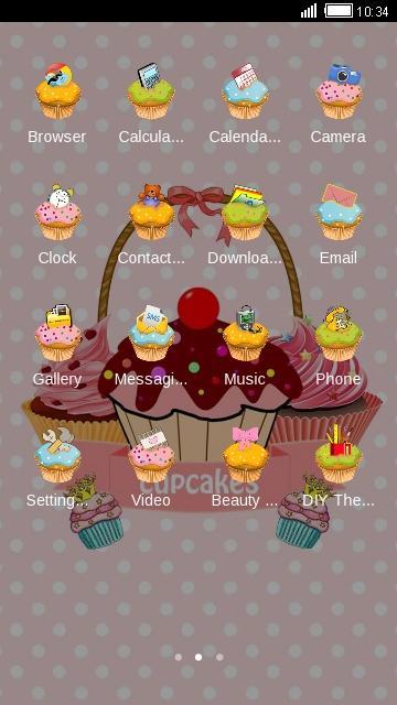 Cupcakes Theme: Cute, Cartoon