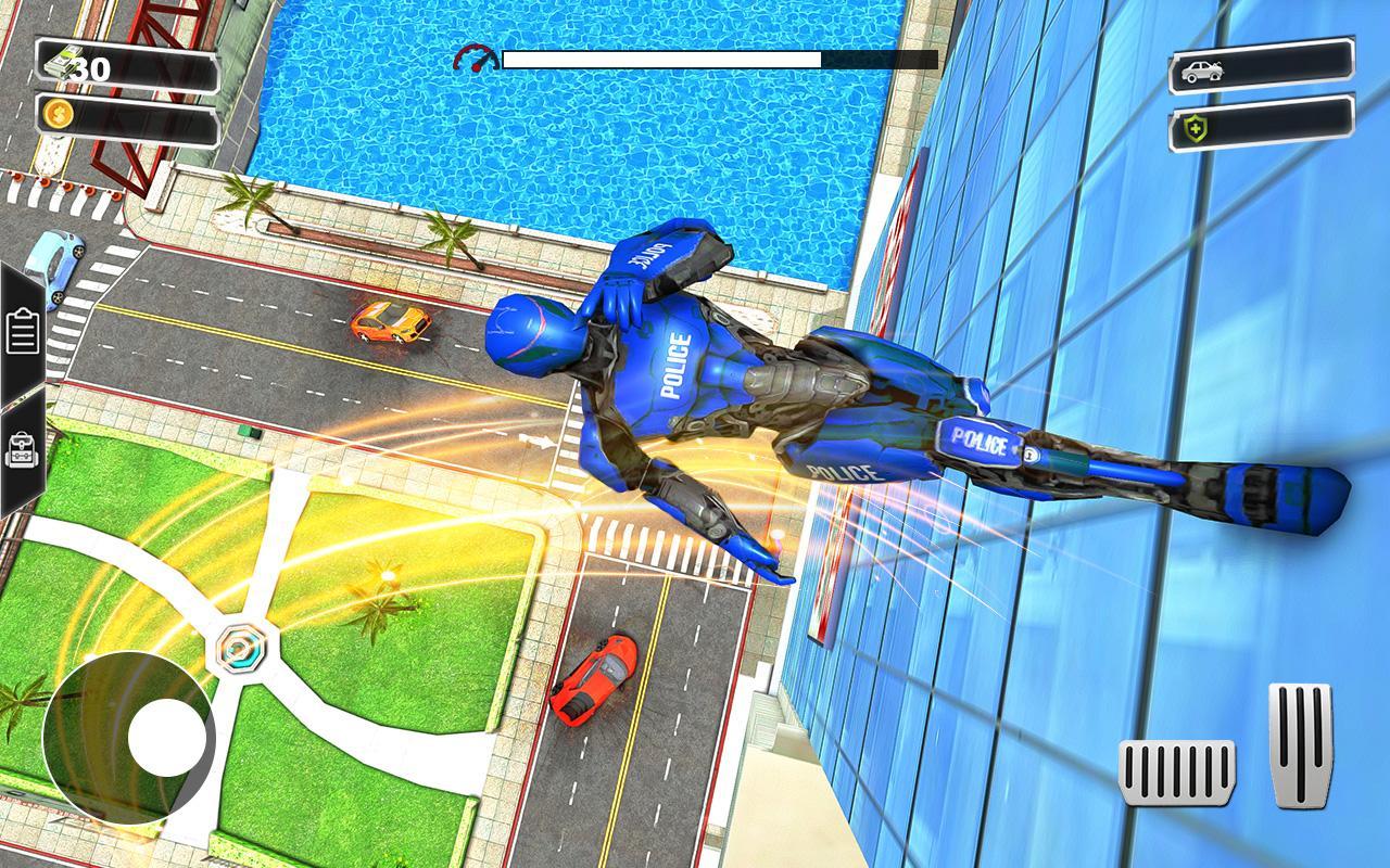 Police Superhero Robot : Cop Robot Superpowers