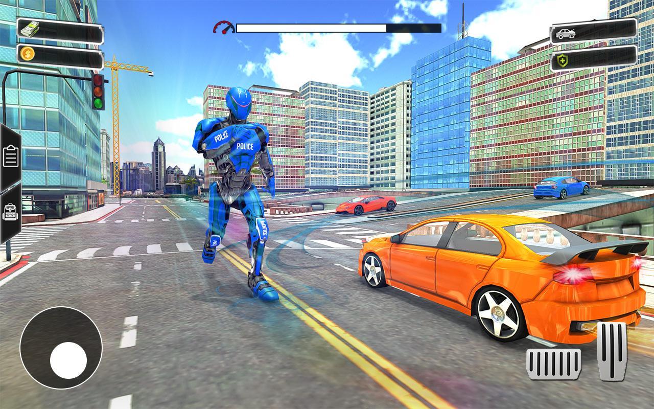 Police Superhero Robot : Cop Robot Superpowers