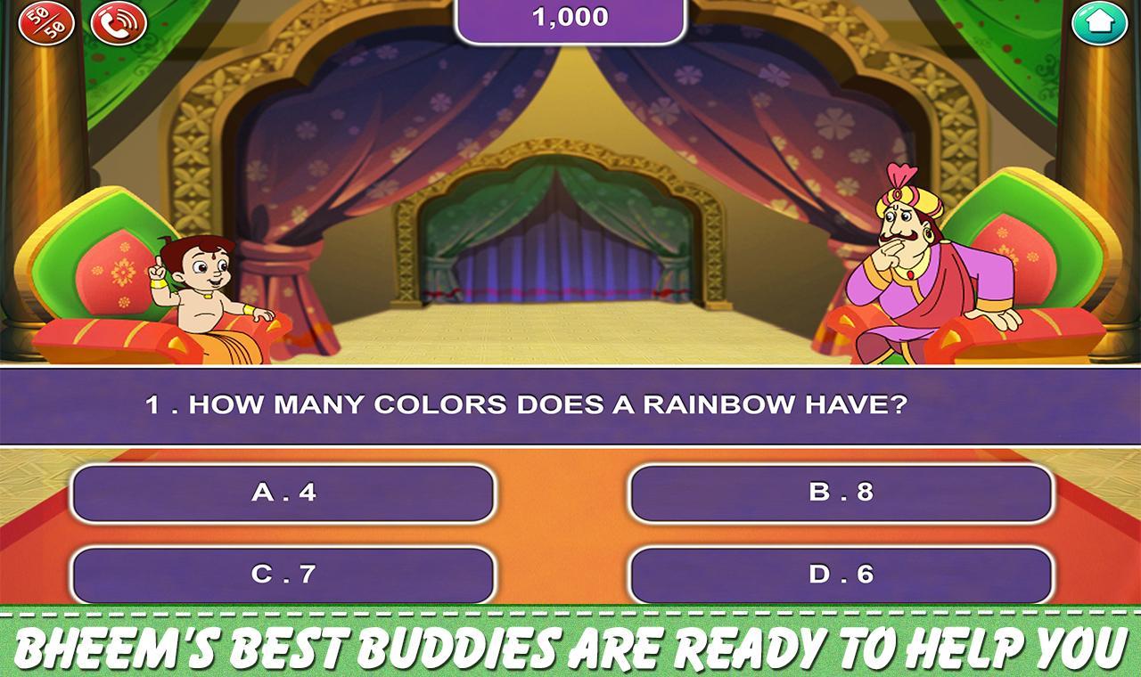 Chhota Bheem Quiz Game
