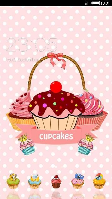 Cupcakes Theme: Cute, Cartoon