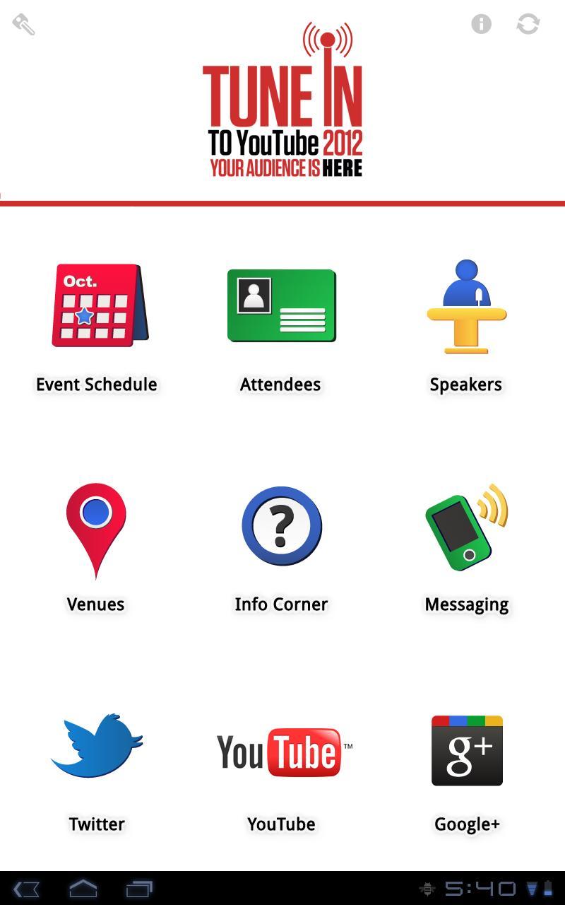 Tune In To YouTube 2012