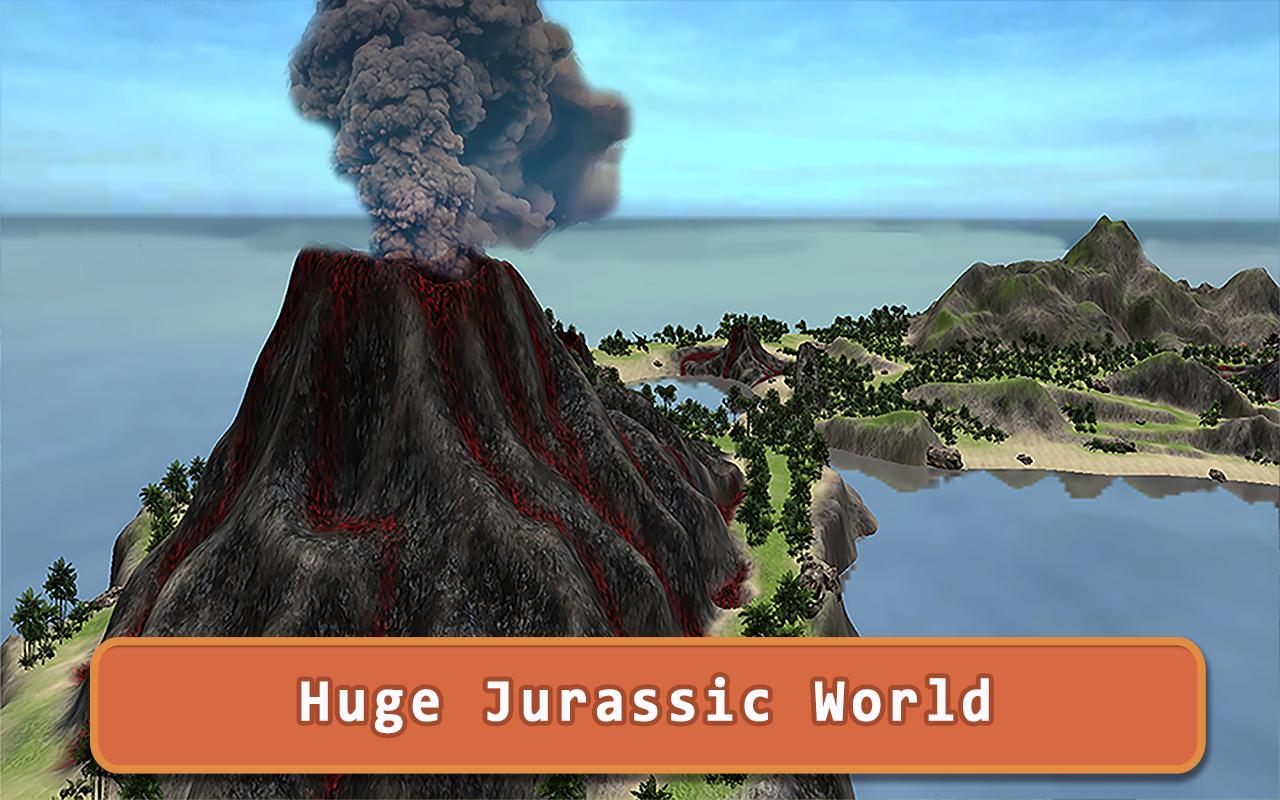 T-rex Simulator: Volcano World