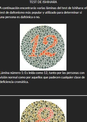 Test Daltonismo