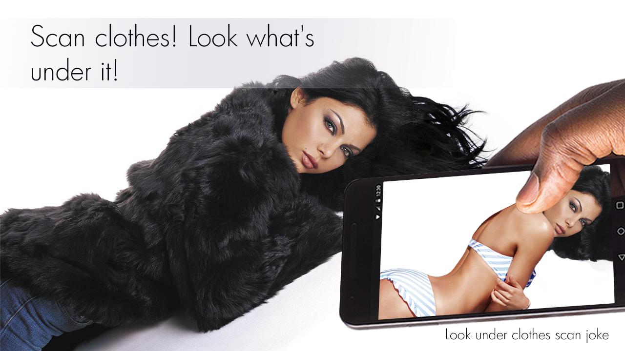 Look under clothes scan joke