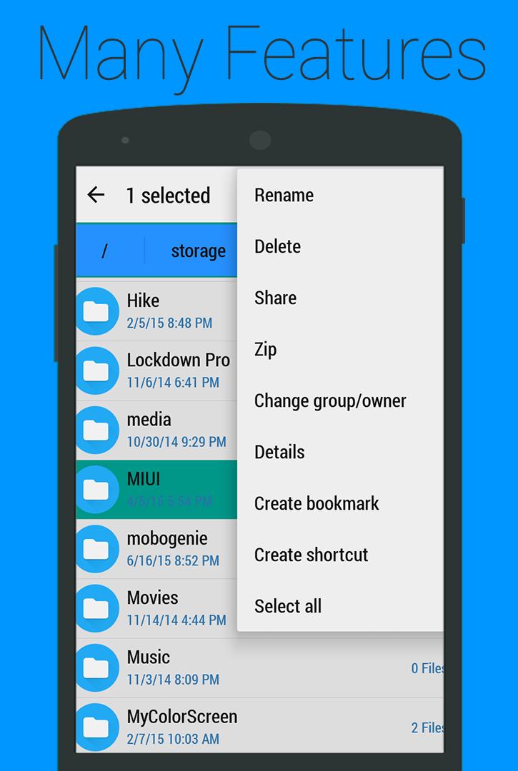 EZ File Manager(Root Explorer)