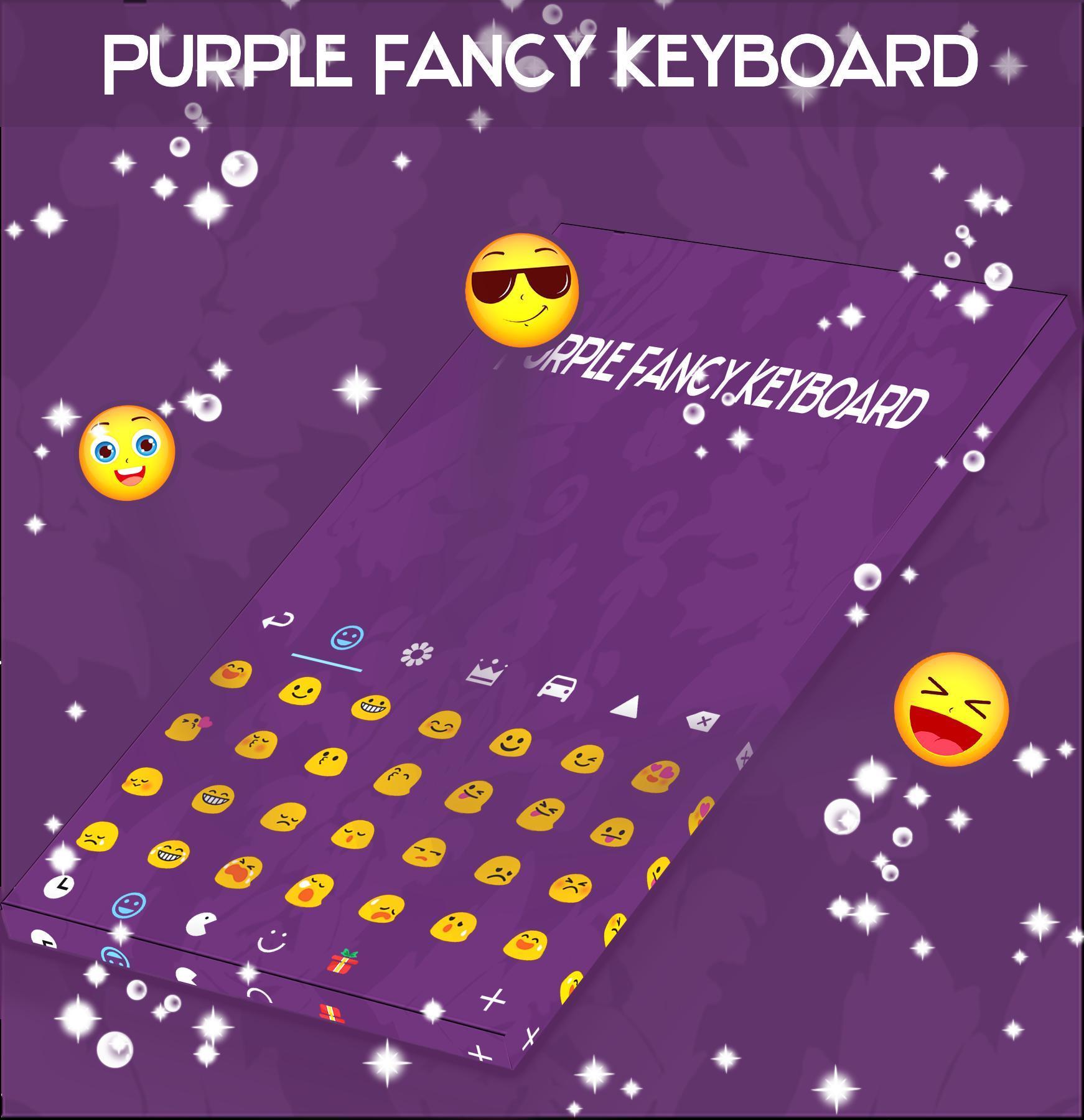 Purple Fancy Keyboard