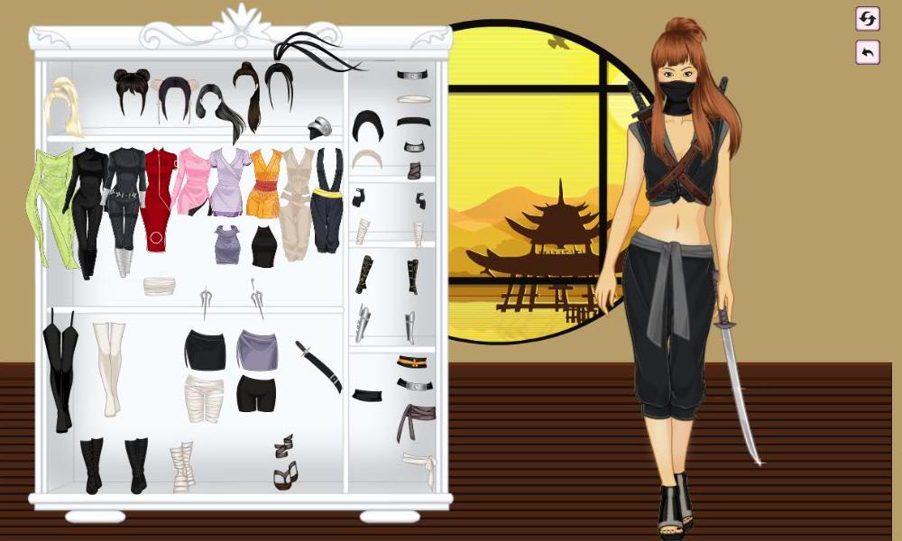 Ninja Girl DressUp