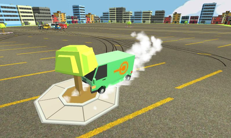 Craft Cube Car Realistic Crash