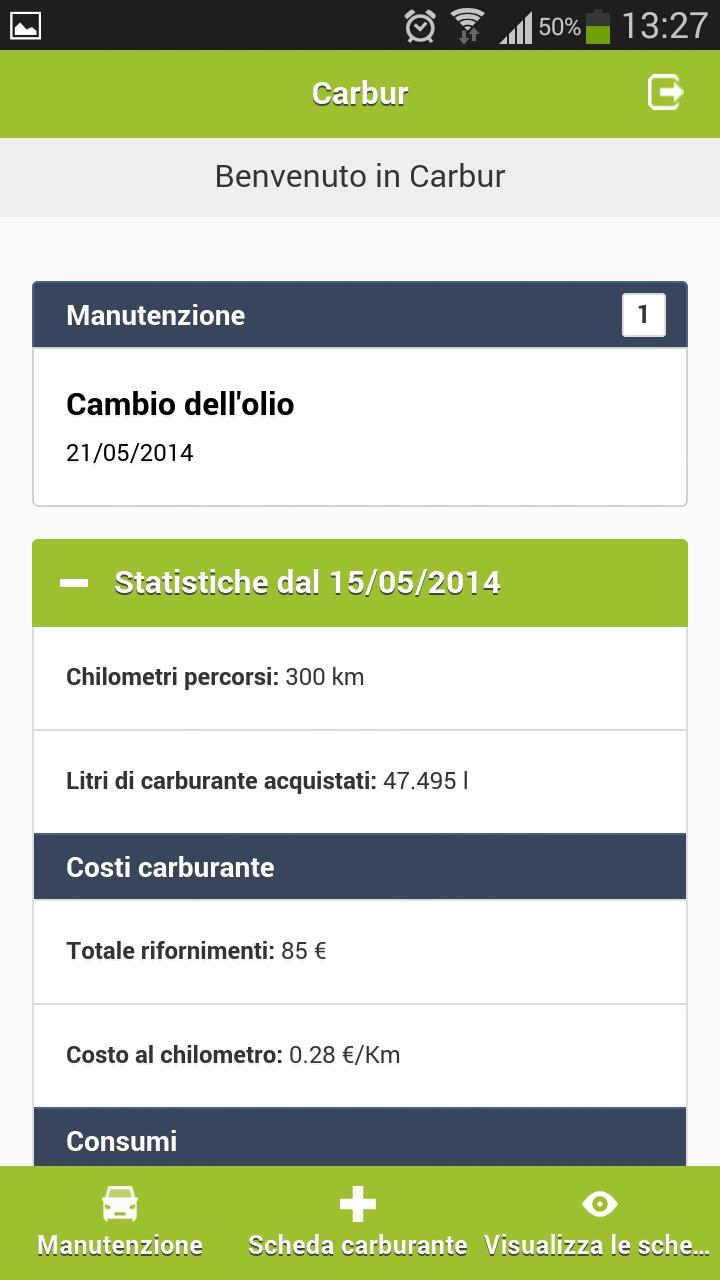 Carbur - Gestione veicolo