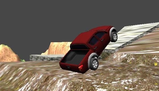 4x4 Desert Offroad Truck Stunt