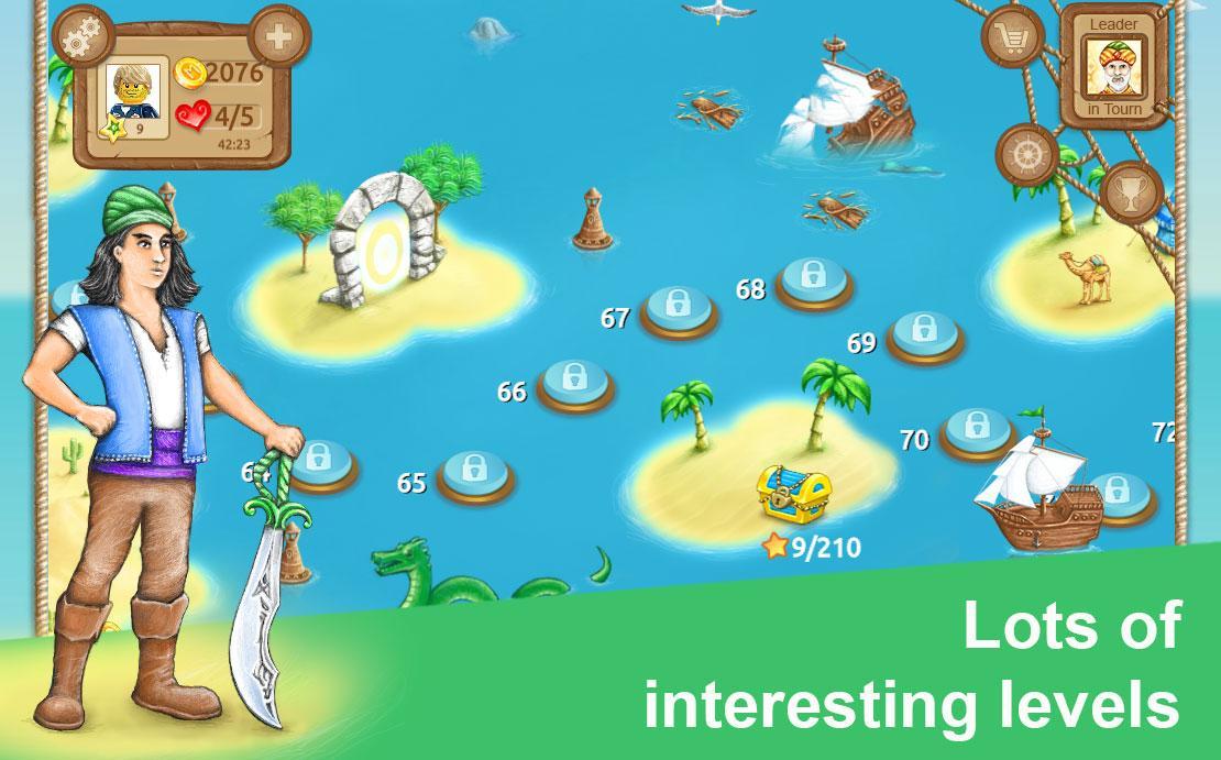 Sinbad's journey (solitaires)