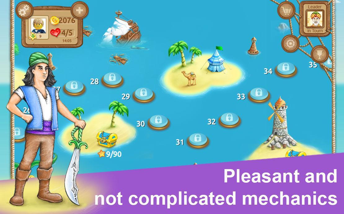 Sinbad's journey (solitaires)