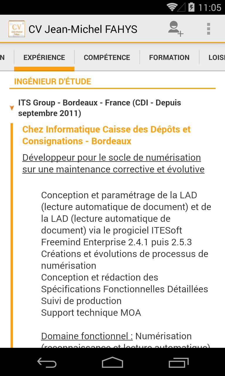 CV Jean-Michel FAHYS