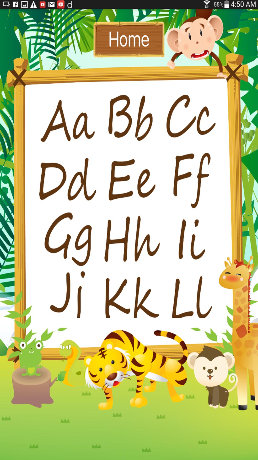 Animal Alphabets ABC Poem Kids