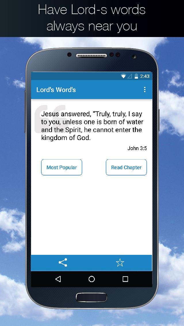 Lord's Words - Bible