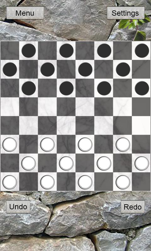 Checkers. English draughts.