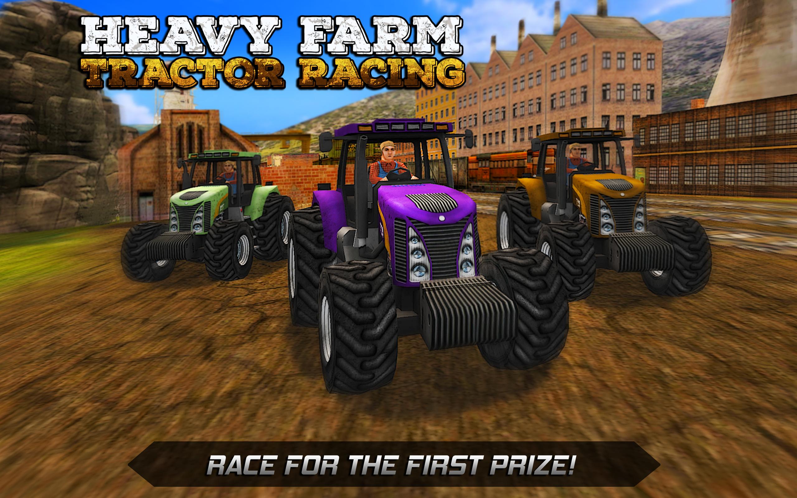 Heavy Farm Tractor Racing 3D