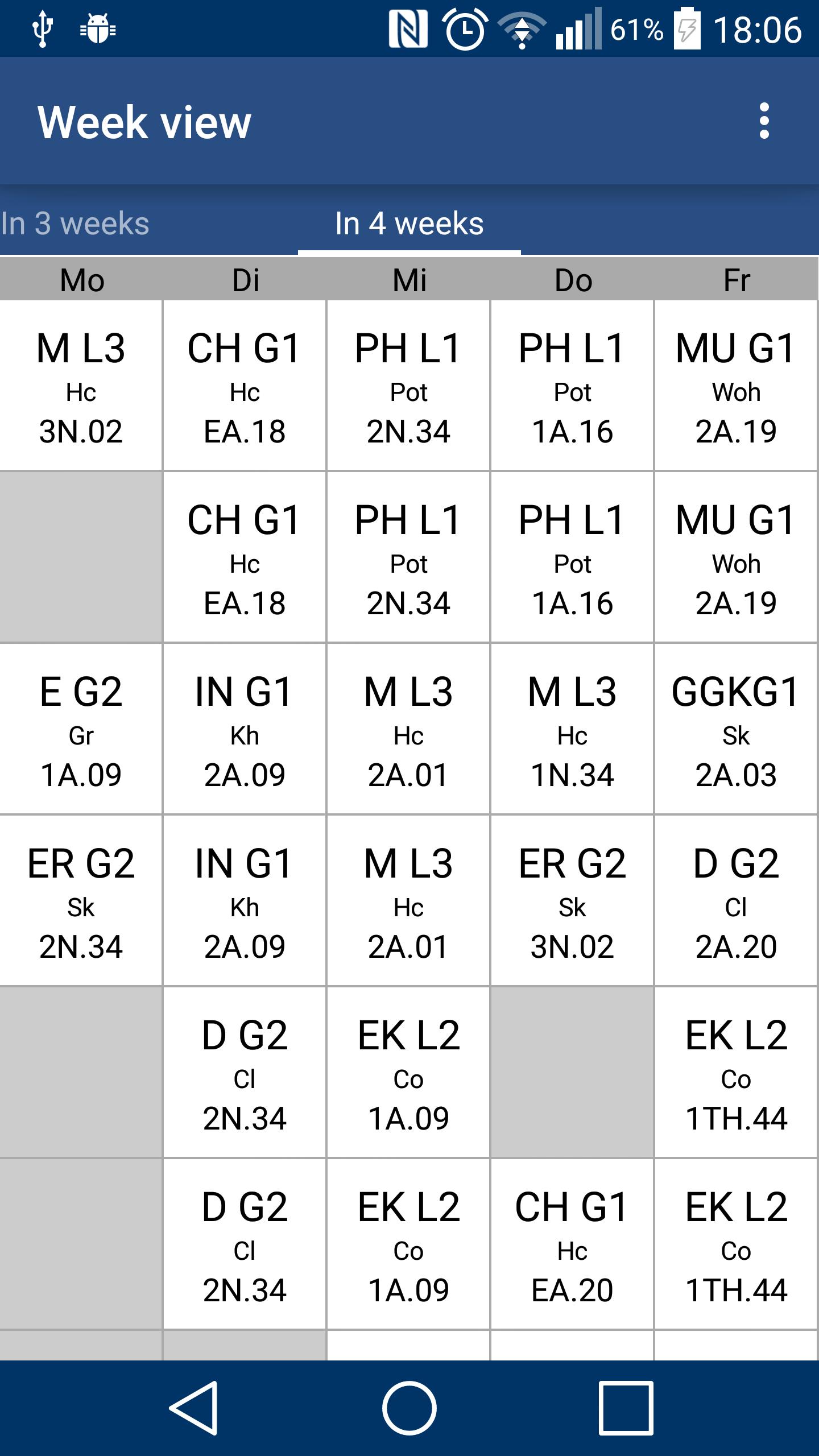 Timetable OHG Landau