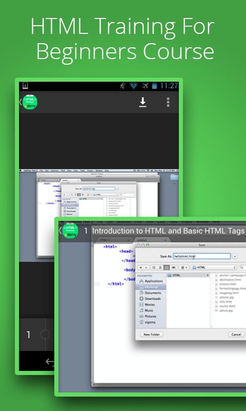 Basic HTML Tutorial by Udemy