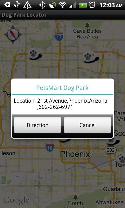 Dog Park Locator