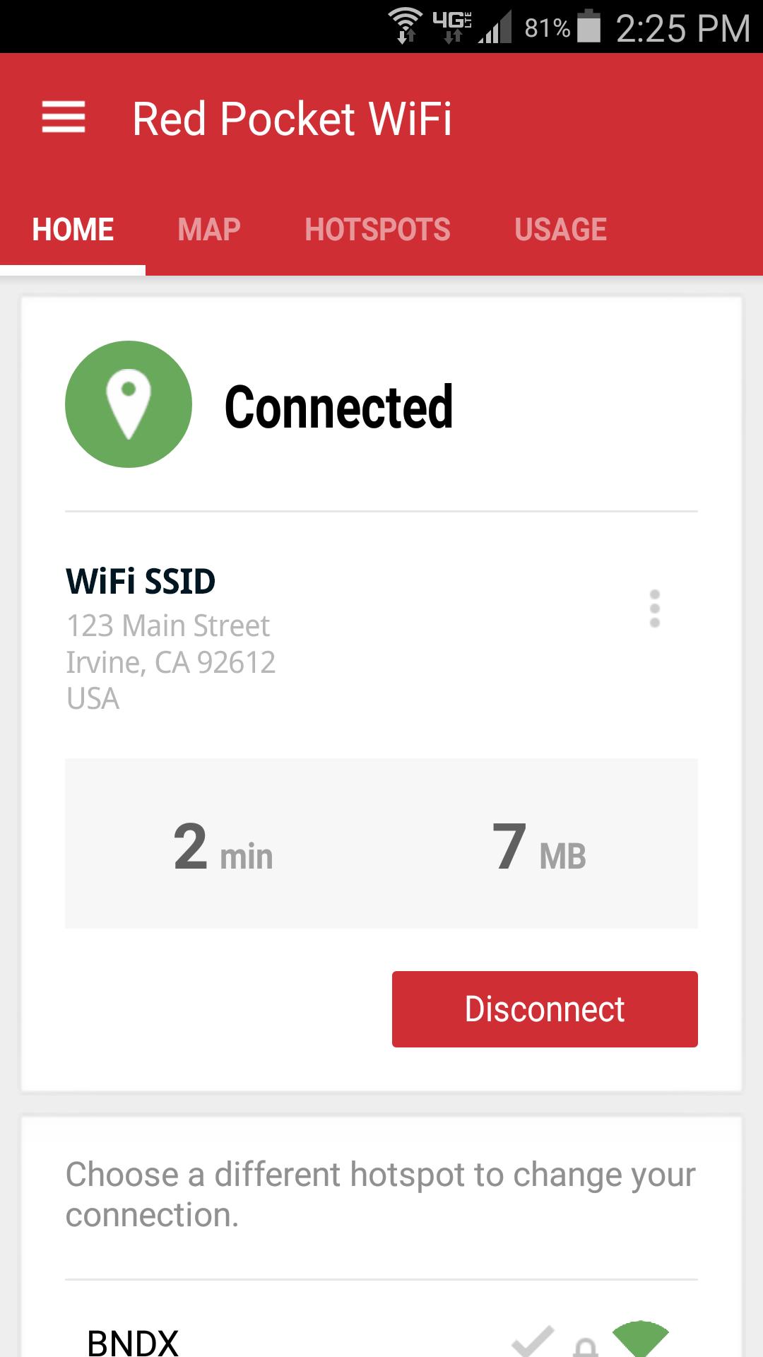 Red Pocket WiFi App