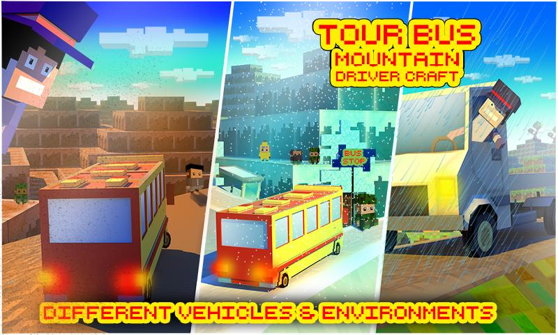 Tour Bus Mountain Driver Craft