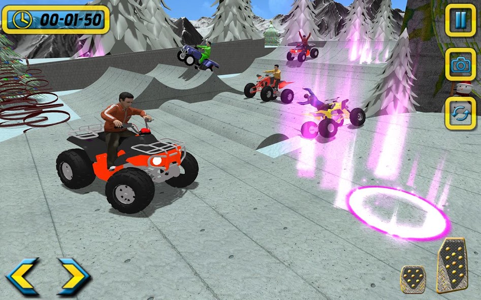 ATV Quad Bike Racing Stunts