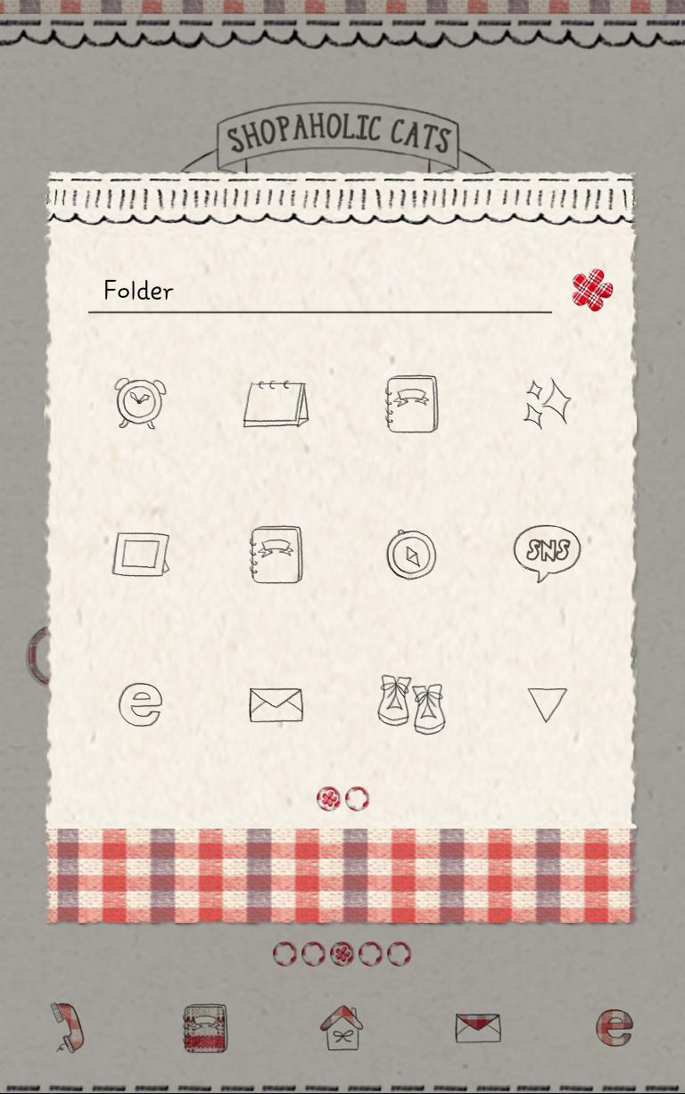 Shopper holic(Red check) Dodol