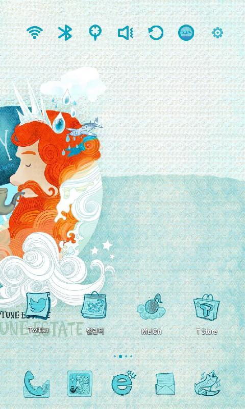 Poseidon launcher theme