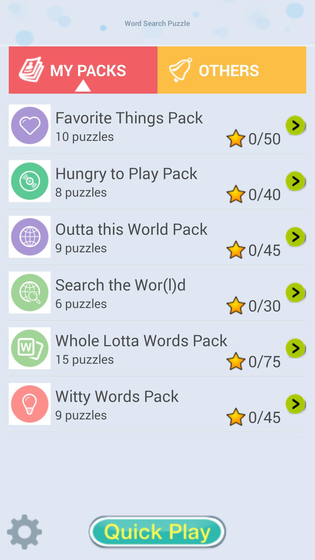 Words Search Words Puzzle Game