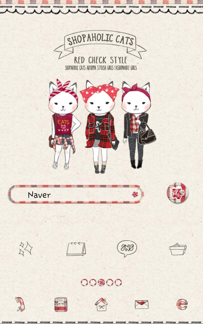 Shopper holic(Red check) Dodol