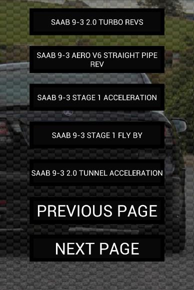 Engine sounds of 9-3