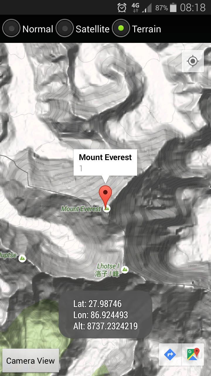 Map Point Augmented Reality