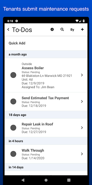 Housters, Property Management