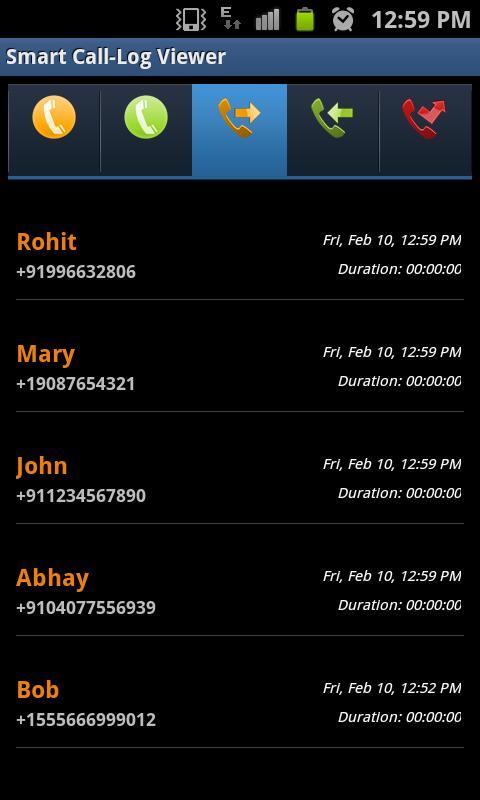 Smart Call-Log Viewer