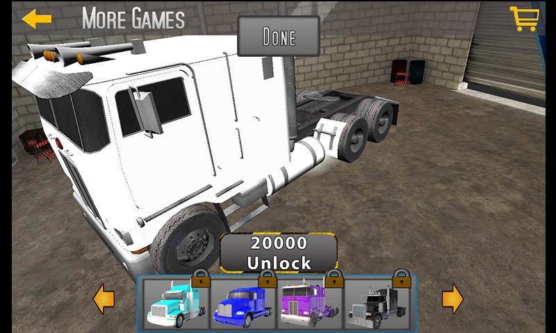 Truck Trail Parking 3D