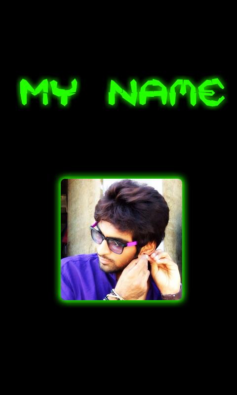My Photo  Name  Neon