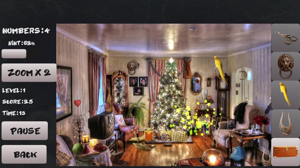 Christmas. Hidden Objects