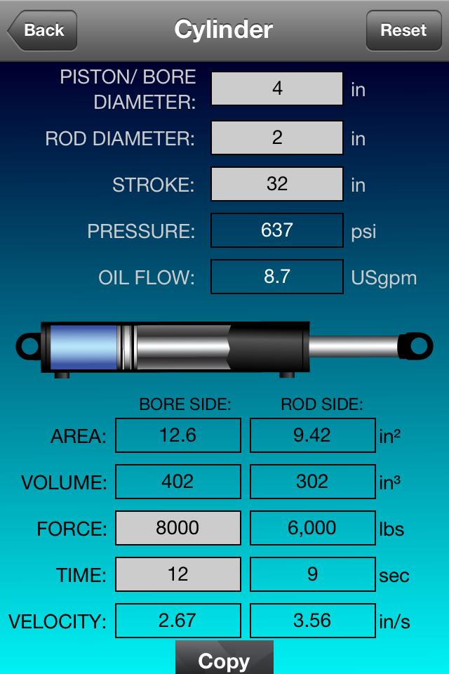 Free Hydraulic Calculator