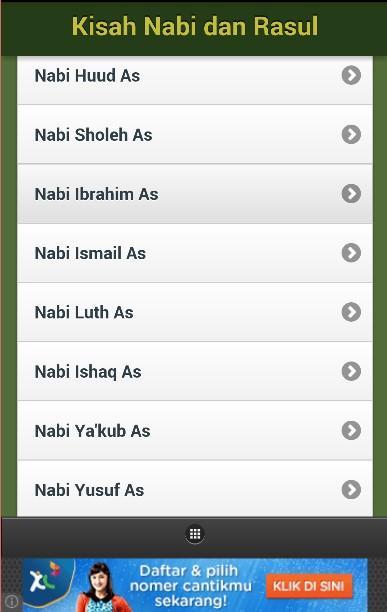 Kisah Nabi Dan Rasul