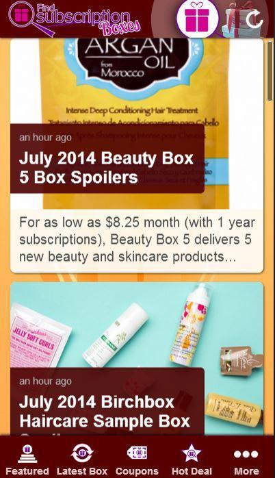 Find Subscription Boxes