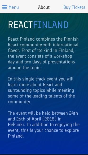 React Finland Conf