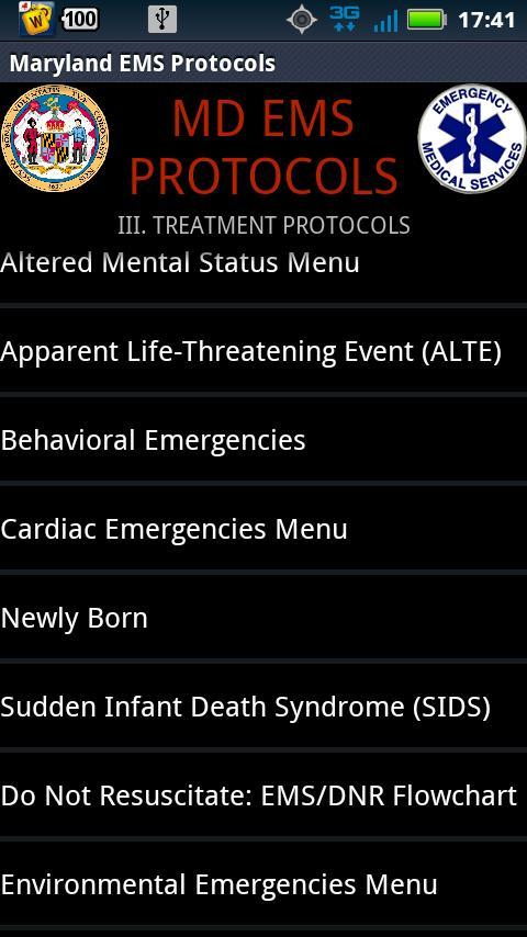 DEMO - MD EMS Protocols