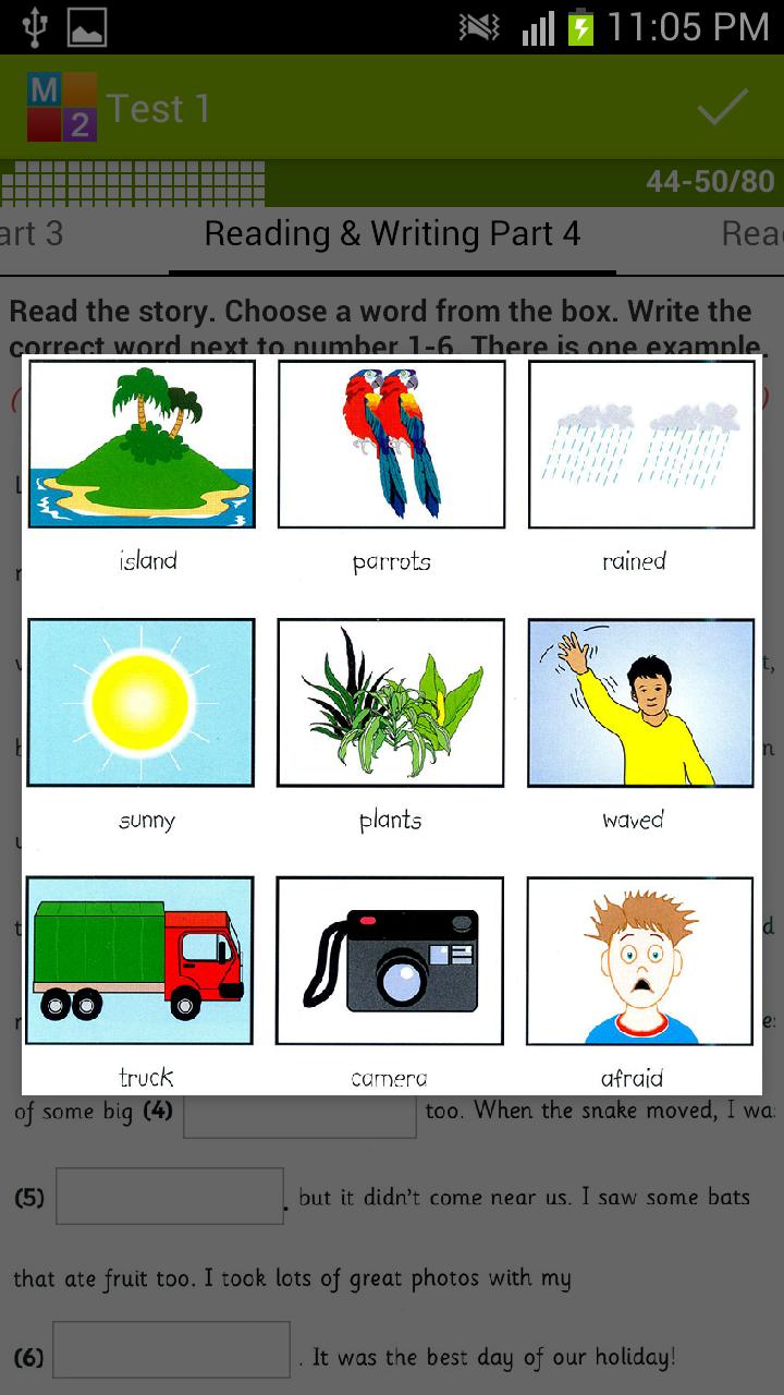 English Movers 2 - YLE Test