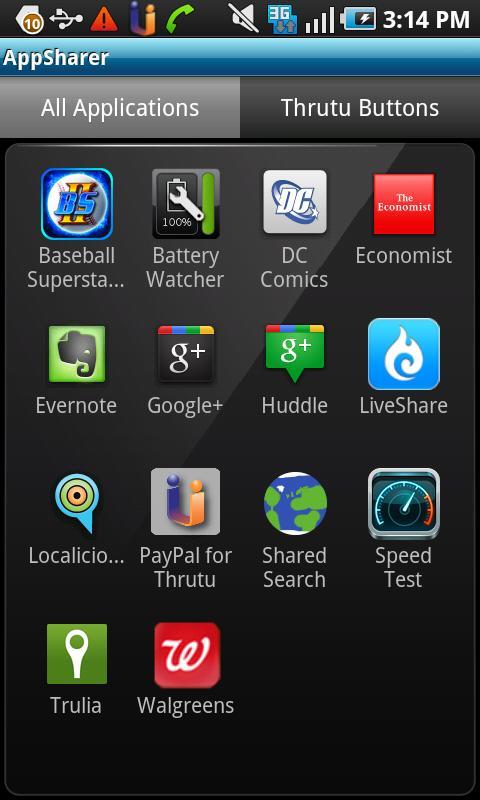 App Sharer for Thrutu