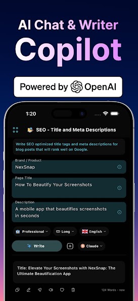 Copilot Chat AI Writer: NexBot