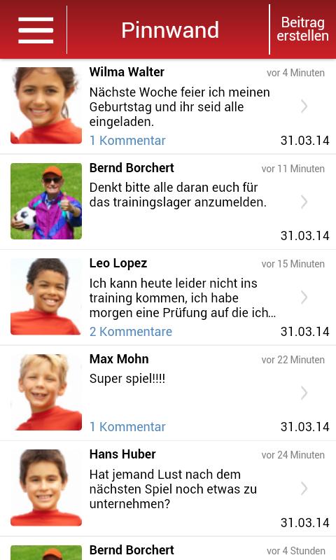 UnserTeam - Team Manager