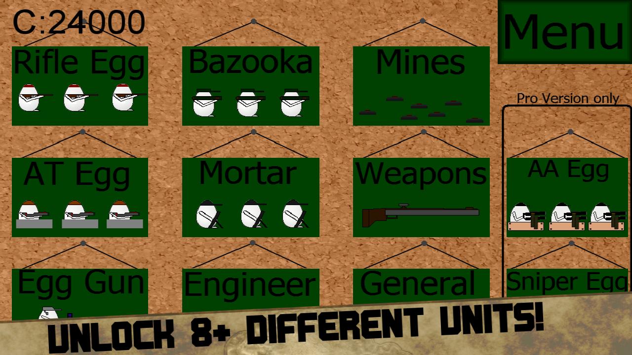 Eggs Army - Early Warfare